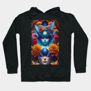 Mystical Maiden of the Blue Sea Hoodie